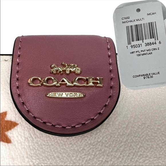 C7599 Coach Mini Pepper Flower Petal Bag and Wallet Set NWT C7653 NEW FOR SPRING - Picture 8 of 16